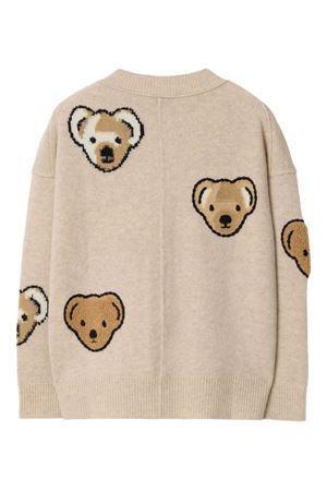 cardigan in cotone beige BURBERRY KIDS | 8109387C1540